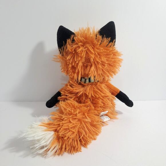 Hallmark Fox Plush Stuffed Animal Orange Striped Neck Scarf White Tip Tail 12.5" - Picture 7 of 12